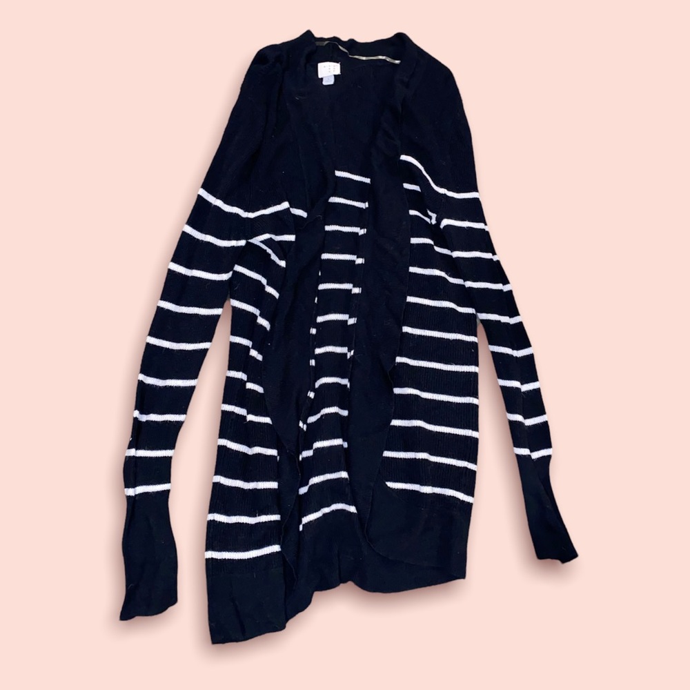 STRIPED A new day cardigan NWOT